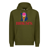 Army Green braums Premium Hoodie - linhVisuals