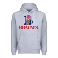 Heather Grey braums Premium Hoodie - linhVisuals
