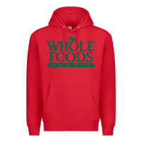 Red whole foods market Premium Hoodie - linhVisuals