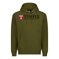 Army Green The temple university Premium Hoodie - linhVisuals