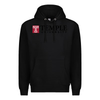 Black The temple university Premium Hoodie - linhVisuals