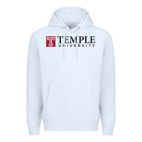 White The temple university Premium Hoodie - linhVisuals