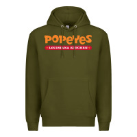 Army Green popeyes louisiana kitchen Premium Hoodie - linhVisuals