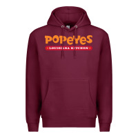 Burgundy popeyes louisiana kitchen Premium Hoodie - linhVisuals