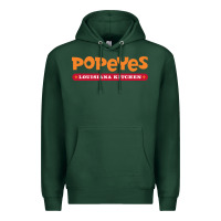 Sports Green popeyes louisiana kitchen Premium Hoodie - linhVisuals