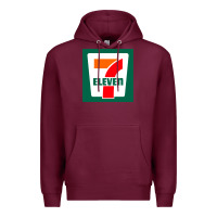 Burgundy eleven Premium Hoodie - linhVisuals