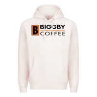 Pale Pink biggby coffee Premium Hoodie - linhVisuals