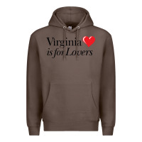 Coffee Virginia Is For Lovers Premium Hoodie - linhVisuals