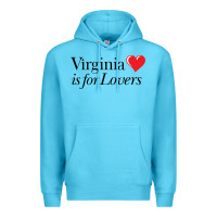 Ocean Blue Virginia Is For Lovers Premium Hoodie - linhVisuals