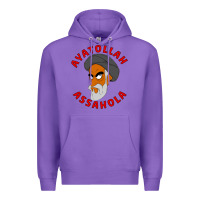 Purple Ayatollah Assahola Premium Hoodie - linhVisuals