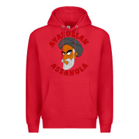 Red Ayatollah Assahola Premium Hoodie - linhVisuals