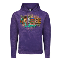 Cloud Purple coffee please Vintage Hoodie - BarkalooDesign