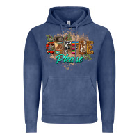 Vintage Denim coffee please Vintage Hoodie - BarkalooDesign