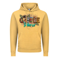 Vintage Mustard coffee please Vintage Hoodie - BarkalooDesign