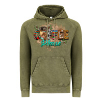 Vintage Olive coffee please Vintage Hoodie - BarkalooDesign