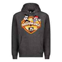 Charcoal Heather animaniacs funny cats cartoon Premium Hoodie - linhVisuals