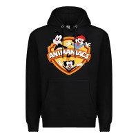 Black animaniacs funny cats cartoon Premium Hoodie - linhVisuals