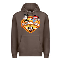 Coffee animaniacs funny cats cartoon Premium Hoodie - linhVisuals