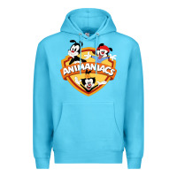 Ocean Blue animaniacs funny cats cartoon Premium Hoodie - linhVisuals