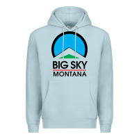 Blue Mist Big Sky Montana Champion Premium Hoodie - linhVisuals