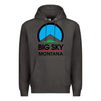 Smoke Big Sky Montana Champion Premium Hoodie - linhVisuals