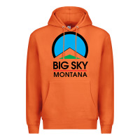 Carrot Big Sky Montana Champion Premium Hoodie - linhVisuals