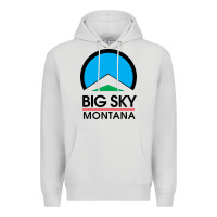 Dove Grey Big Sky Montana Champion Premium Hoodie - linhVisuals