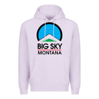 Lilac Big Sky Montana Champion Premium Hoodie - linhVisuals