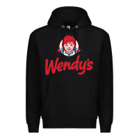 Black Wendy's Premium Hoodie - linhVisuals