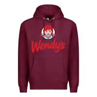 Burgundy Wendy's Premium Hoodie - linhVisuals