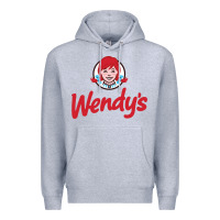Heather Grey Wendy's Premium Hoodie - linhVisuals