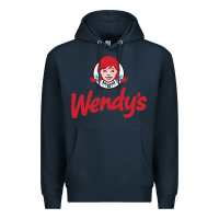 Navy Wendy's Premium Hoodie - linhVisuals