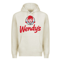 Oatmeal Heather Wendy's Premium Hoodie - linhVisuals