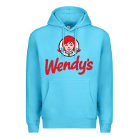 Ocean Blue Wendy's Premium Hoodie - linhVisuals
