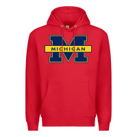 Red michigan Premium Hoodie - linhVisuals