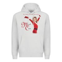 Dove Grey Mariah Carey Merry Christmas vintage retro Premium Hoodie - linhVisuals