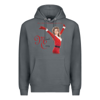 Rock Mariah Carey Merry Christmas vintage retro Premium Hoodie - linhVisuals