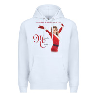 White Mariah Carey Merry Christmas vintage retro Premium Hoodie - linhVisuals