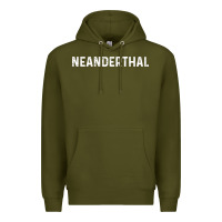Army Green neanderthal funny gift for texas neanderthals Premium Hoodie - linhVisuals