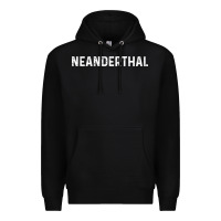 Black neanderthal funny gift for texas neanderthals Premium Hoodie - linhVisuals