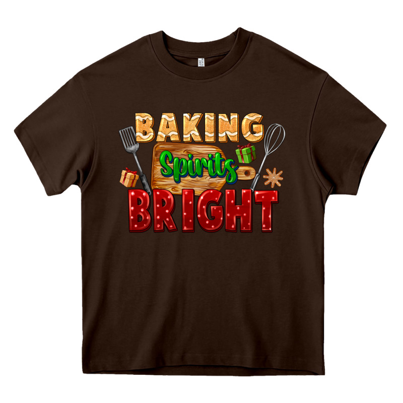 Baking Spirits Bright Heavy Core Tee by FaDigitalArtStudio | Teevron