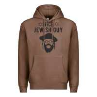 Chestnut nice jewish guy funny gifts for hanukkah Premium Hoodie - linhVisuals