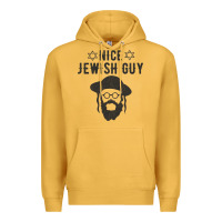Mustard nice jewish guy funny gifts for hanukkah Premium Hoodie - linhVisuals