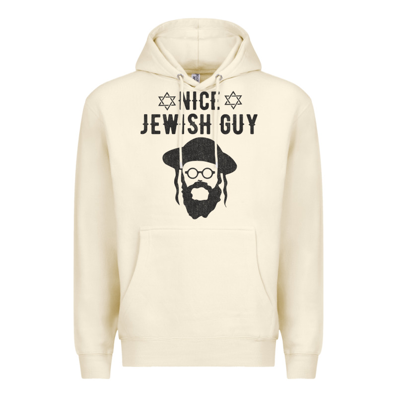 Nice Jewish Guy Funny Gifts For Hanukkah Premium Hoodie by linhVisuals | Teevron