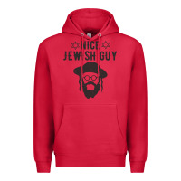 Cardinal nice jewish guy funny gifts for hanukkah Premium Hoodie - linhVisuals