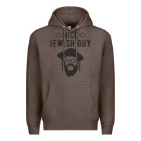 Coffee nice jewish guy funny gifts for hanukkah Premium Hoodie - linhVisuals