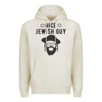 Oatmeal Heather nice jewish guy funny gifts for hanukkah Premium Hoodie - linhVisuals