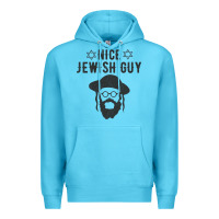 Ocean Blue nice jewish guy funny gifts for hanukkah Premium Hoodie - linhVisuals