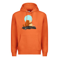 Carrot two cats Premium Hoodie - linhVisuals