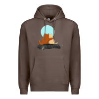 Coffee two cats Premium Hoodie - linhVisuals